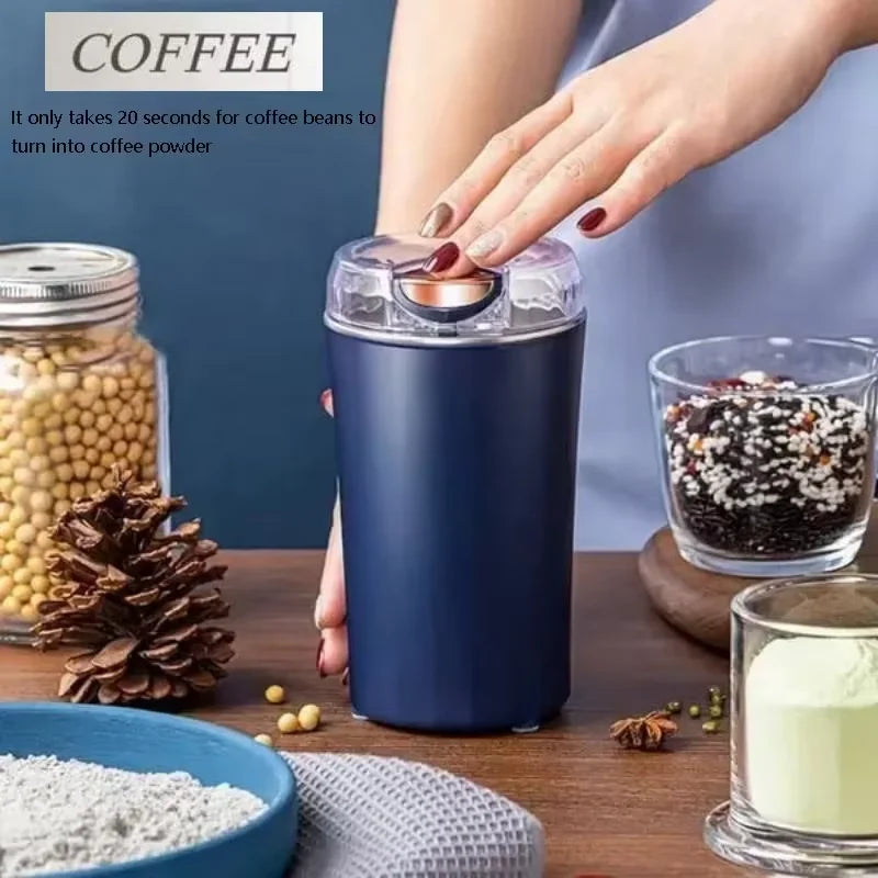 Picador de cozinha elétrico Presente Moedor de café de 6 lâminas Portátil