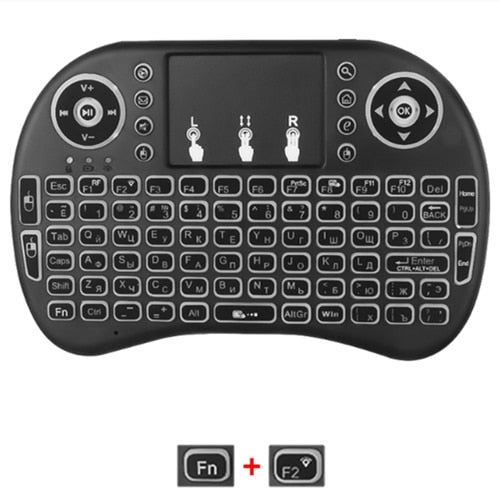 Mini teclado USB com Touchpad